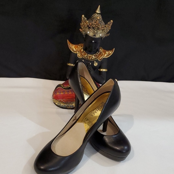 Michael Kors Leather Platform Heals